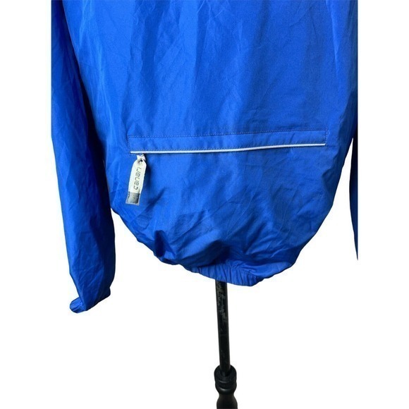 Canari Long Sleeve Full Zip Cycling Jacket Men's M Blue Zipper Back - Picture 5 of 7